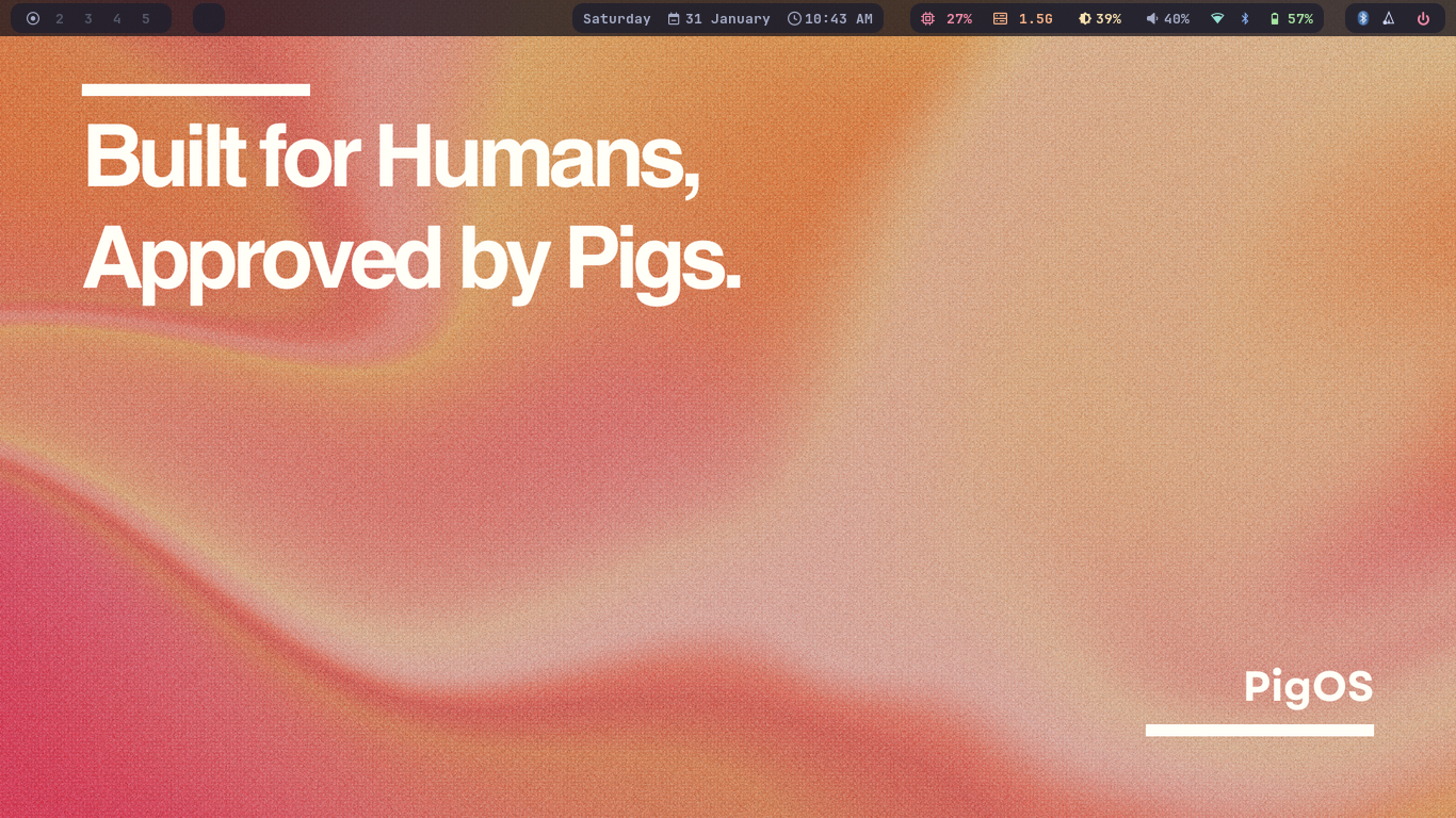 PigOS Desktop Preview 1